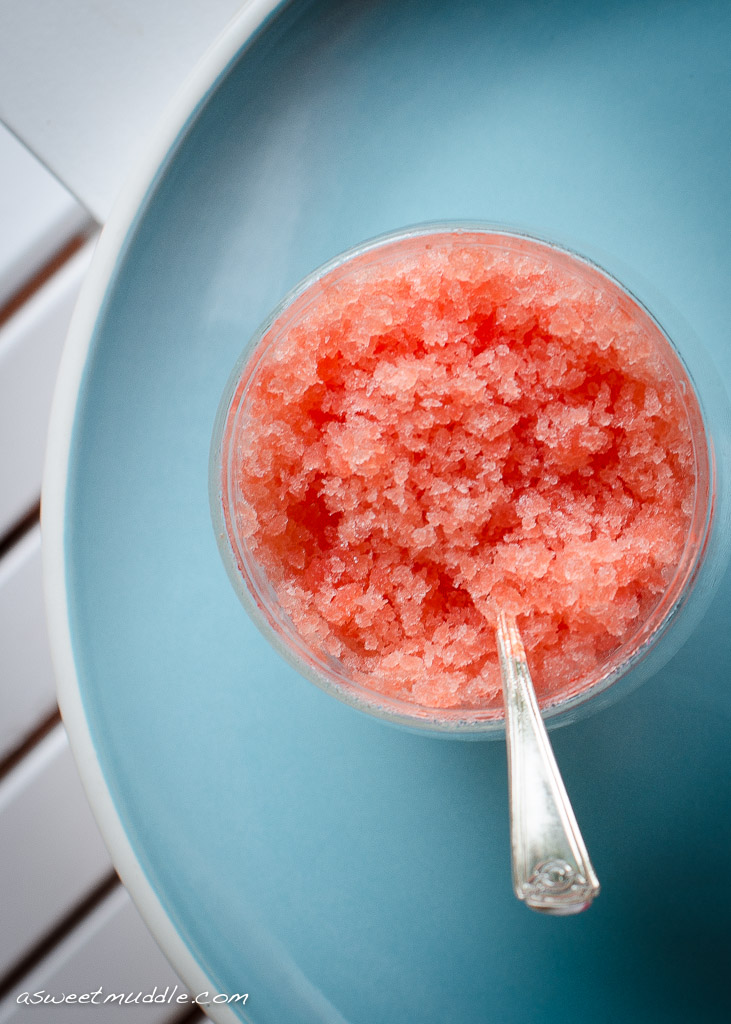 Watermelon granita