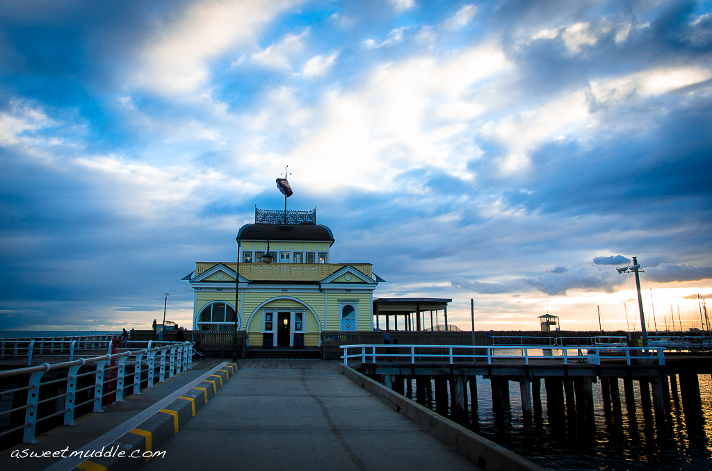 Sunset at St Kilda's Pier