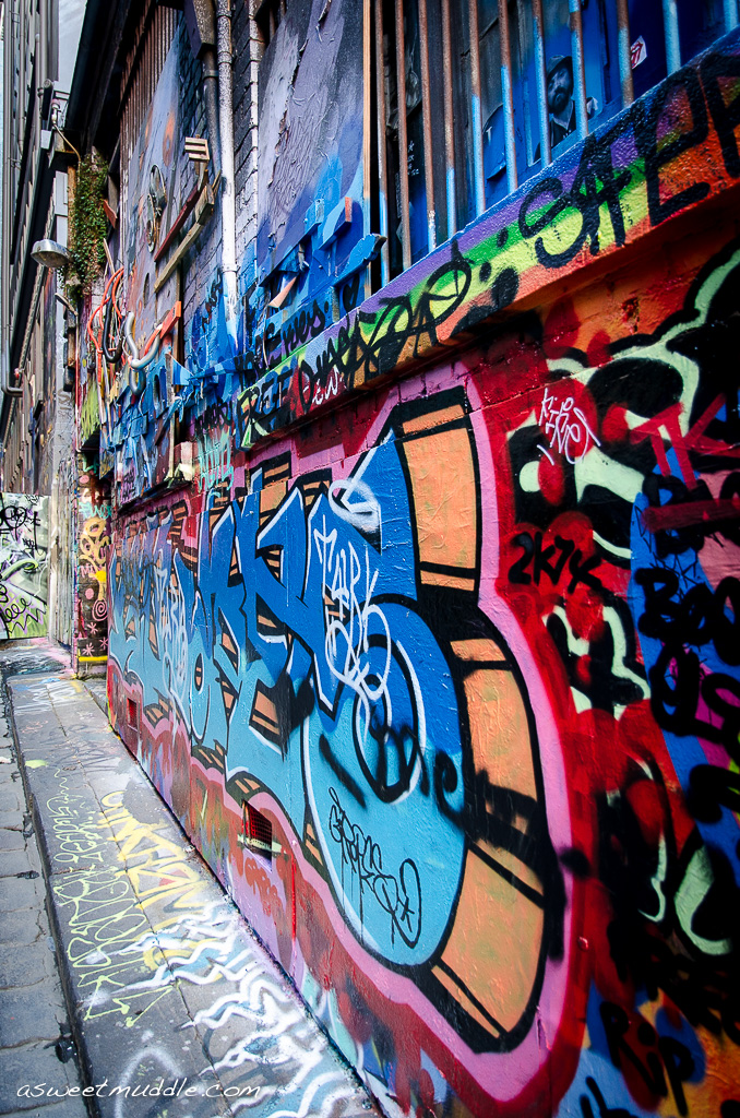 Melbourne laneway grafitti art